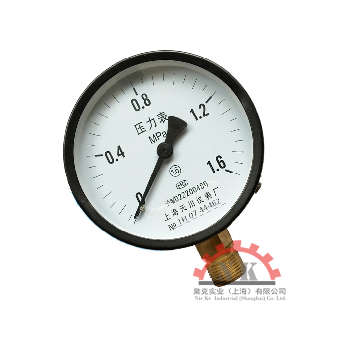水压表气压表气泵消防压力表Y60
