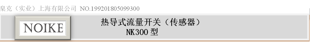 6灯油断流报警热导式流量开关NK300型