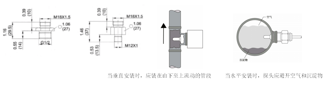 不锈钢6灯热导式流量开关NK600型