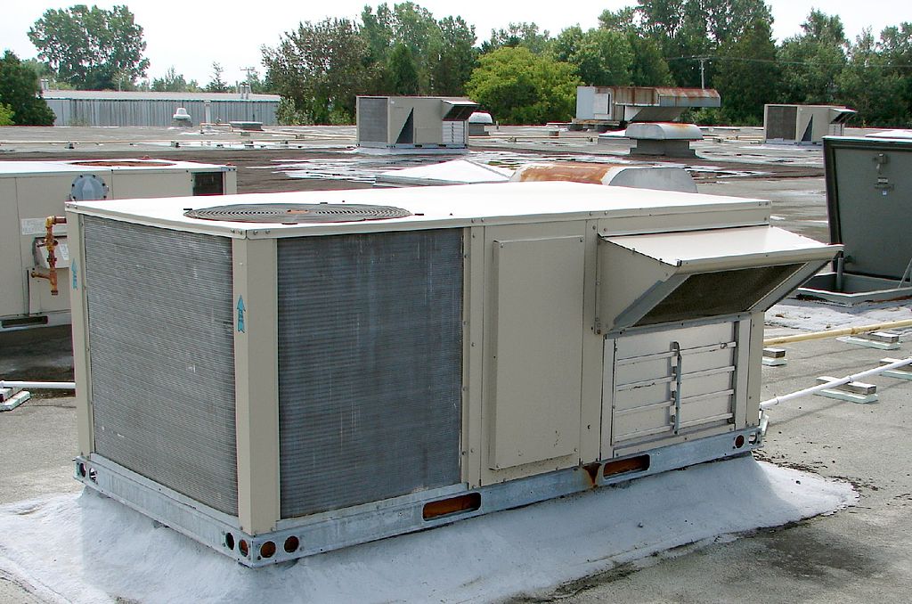 屋顶暖通空调示例